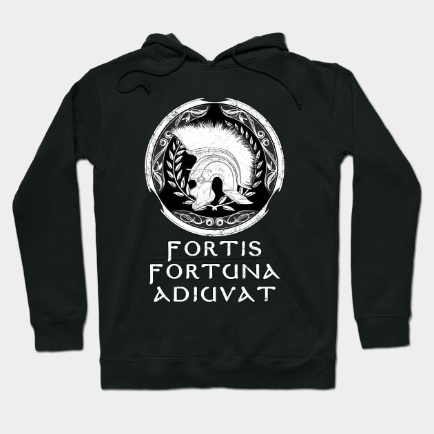 Fortis Fortuna Adiuvat Hoodie by NicGrayTees